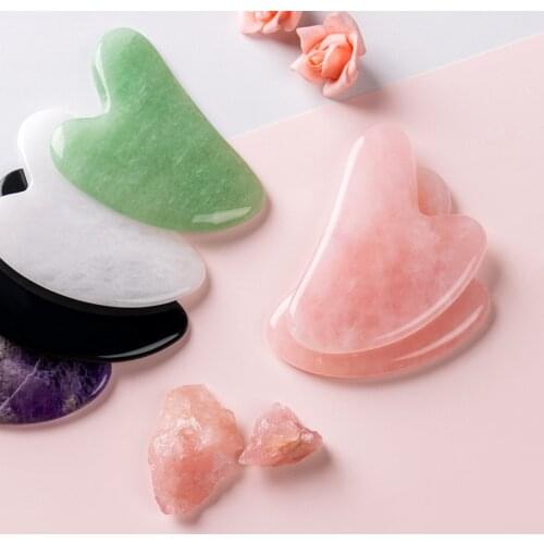 SPA Massage Beeswax Guasha Scraping Massage Scraper Face Massager Acupuncture Gua Sha Board SPA Massage Tool For Neck Back Body