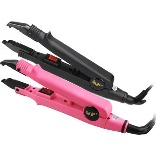 Professional Mini Hair Extension Iron Constant Temperature Fusion Iron Heat Connector Keratin Bonding Tools US UK EU Plug L-611