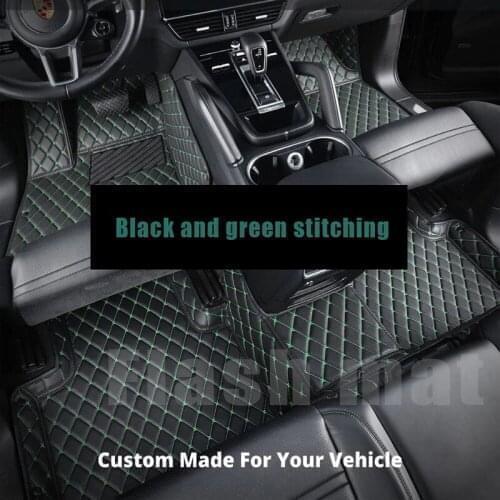 WLMWL Custom leather car mat for Citroen all models C4-Aircross C4-PICASSO C6 C5 C4 C2 C-Elysee C-Triomphe automobile carpet