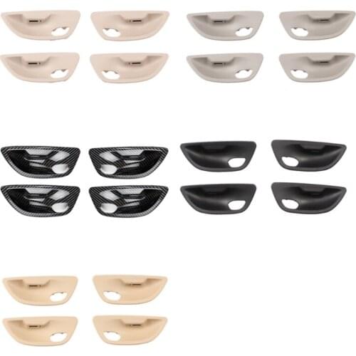 Car Interior Lights with Double Color Door Panel for 5 Series F18 F11 F10 Decor Carbon Fiber Beige Black Grey Off-White