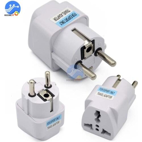 International Plug Adaptors US/AU/UK to EU converter Travel Charger Adapter Plug Outlet Converter smart plug enchufe inteligente
