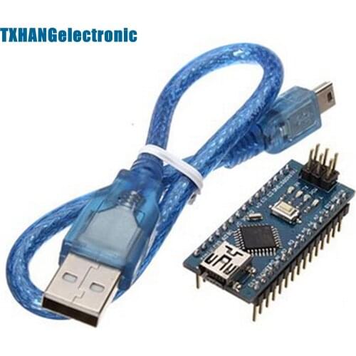 10PCS USB Nano V3.0 ATmega328P 5V 16M Microcontroller Board + Cable for Arduino diy Electronics