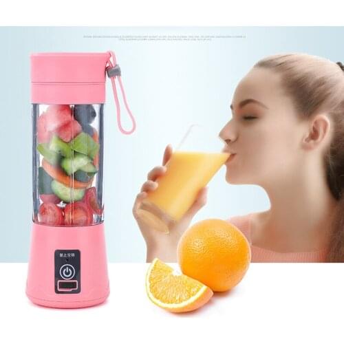 Portable USB Electric Fruit Juicer Handheld Vegetable Juice Maker Blender Rechargeable Mini Juice Making Cup With Charging Cable