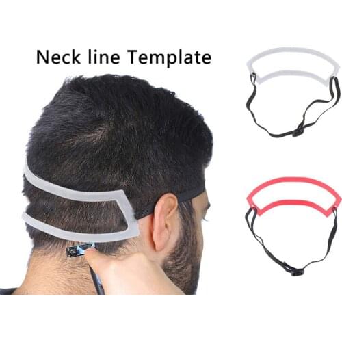 DIY Tool Hair Template Magic Salon Barber Neck Hair Line Guide Neckline Haircuts Template Hair
