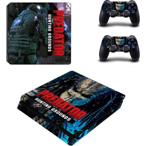 Predator PS4 Slim Stickers Play station 4 Skin Sticker Decal For PlayStation 4 PS4 Slim Console & Controller Skin Vinyl