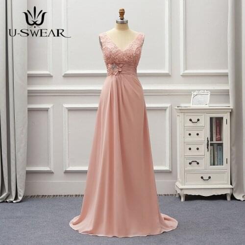 U－SWEAR Womens Evening Chiffon Dresses