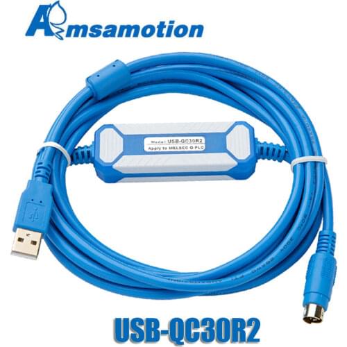 USB-QC30R2+ Suitable For Mitsubishi Q Series Programming Cable Data Download Communication Cable Optical Isolation Type
