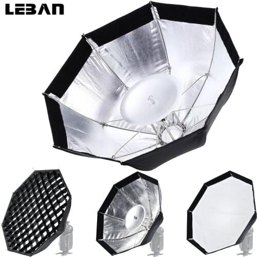 Godox Ad-S7 Flash Speedlite 45cm Umbrella Design Honeycomb Grid Octagonal Softbox, Multifuctional AD360 AD180 Softbox Accessorie