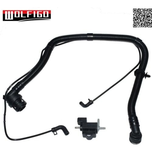 WOLFIGO 25193343 PCV Positive Crankcase Ventilation Hose & Turbocharge Bypass Valve for CHEVY CRUZE SONIC TRAX 55574902,55559239