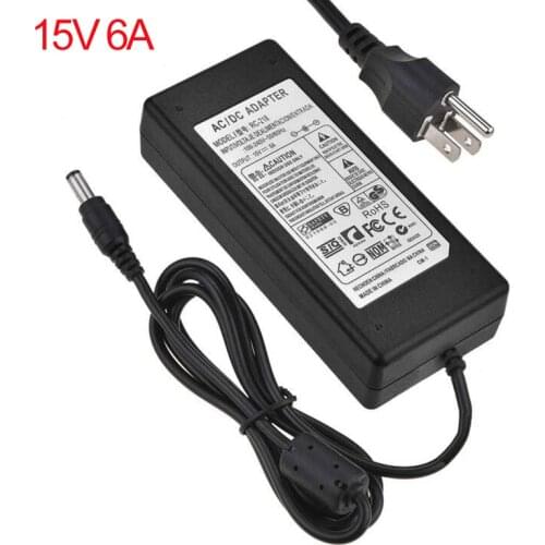 HTRC 15V Dc Power Supply Adapter 6A Universal Plug in Charger For IMAX B6 B6V2 B6AC lipo Battery Charger