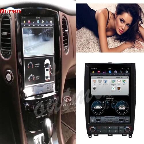 Andriod 9.0 For Infiniti EX25 EX35 QX50 2009-2019 Tesla Style Car GPS Navigation Multimedia Player Carplay Auto Radio Head Unit