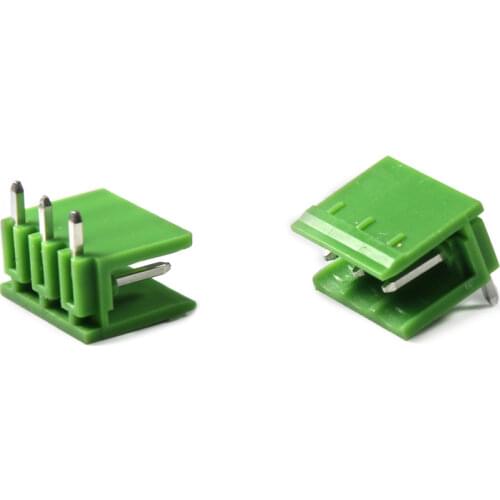 Free shipping 10PCS 2EDG Bend 2P Terminal Block Plug-type 5.08MM Spacing 300V / 15A