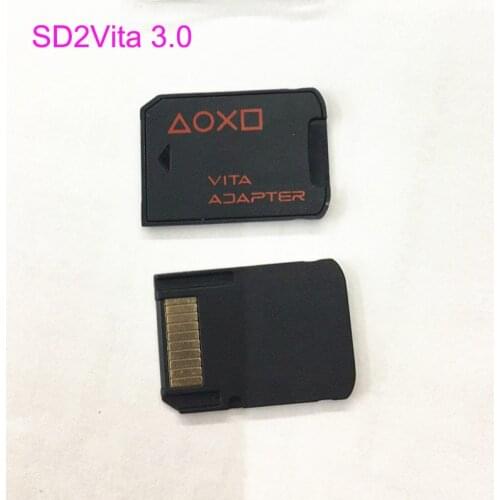 50Pcs Black New V3.0 SD2Vita Game Card For PSVita For PS Vita 1000 2000 Game Card To Micro SD/TF Card Adapter