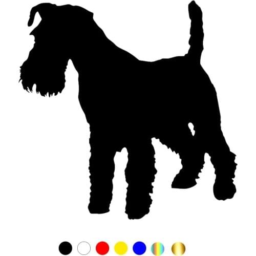 CS-10637# Various Sizes Vinyl Decal Schnauzer Dog Car Sticker Waterproof Auto Decors on Truck Bumper Rear Window