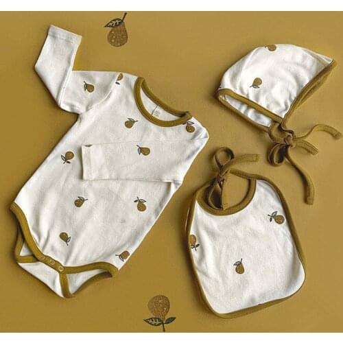 8659 Baby Clothing Set 2021 Autumn And Winter Newborn Infant Home Suit Long Sleeve Climbing Clothes Boys Girls Pajamas Set