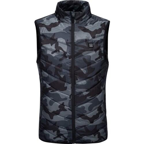 Korean New Four Zone USB Warm Electric Clothing Heating Vest MenS And WomenS Fishing Clothes Boy Coat