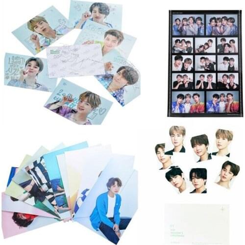 KPOP Bangtan Boys Seasons Greeting LOMO Card Photobook 3D Card JUNG KOOK JIMIN JIN SUGA J-HOPE Postcard Wall Sticker