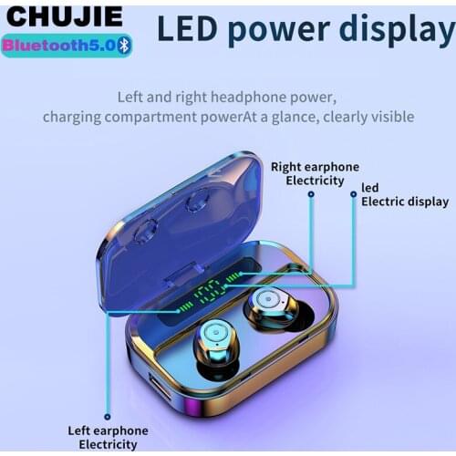 M7s Bluetooth Earphones 5.0 Wireless TWS Dual Host Handsfree Earbuds Noise Reduction HD Stereo Gaming Headphones For IOS Android