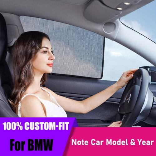 Magnetic Car Front Side Window Sunshade For BMW X1-E84 X3-F25 X4-F26 X5-E70 X5-F15 X6-F16 Sun Shield Shade Curtain Special Size
