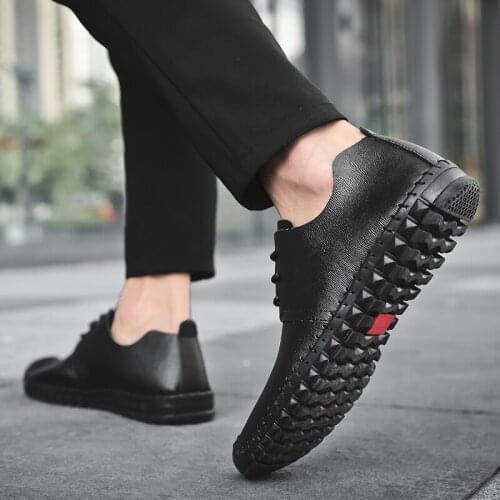 Male shoe fashion hombre informales cuero sapatos zapatillas mens flat new spring casual leisure de mens men zapatos shoes Mens