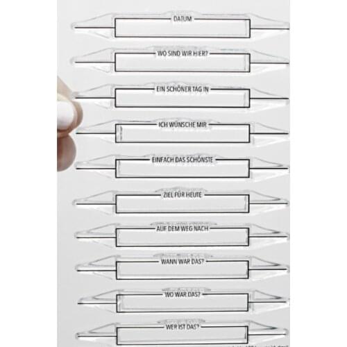 German Clear Stamp Seal for DIY scrapbooking photo album Decorative clear stamps C675