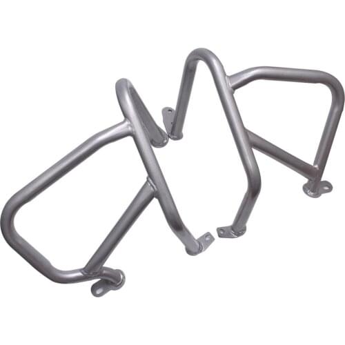Motorcycle Lower Silvery Solid Tubular Steel Highway Engine Guard Crash Bars Protector For BMW R1200GS 2013 2014 2015