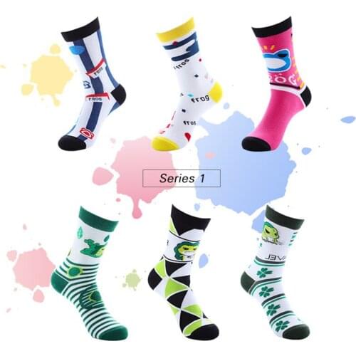 Novelty Skateboard Crew Astronaut Patterned Long Fun Woman Socks Casual Happy Crazy Socks High Quality Combed Cotton Soc