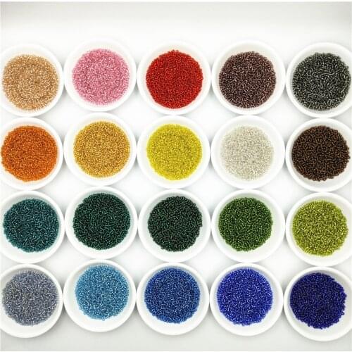 Wholesale 2MM Round Hole Charm Czech Glass Seed Beads DIY Bracelet Necklace for Jewelry Making Accessories 10gram