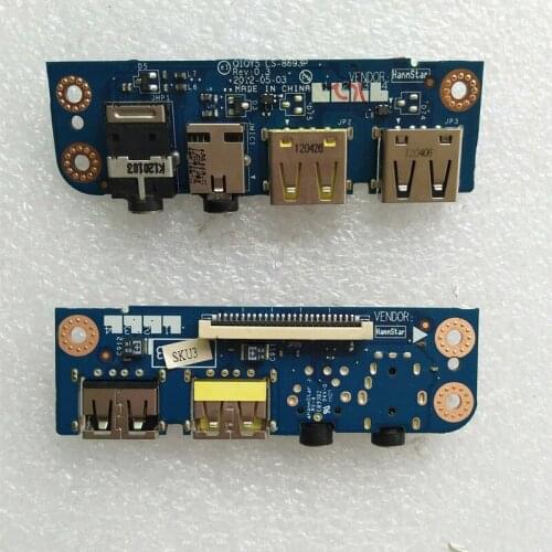 Original USB Audio Port Board For Lenovo Y400 Y410P Series,NS-A033