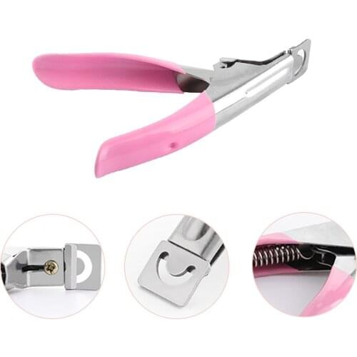 1 pcs Professional Nail Art Clipper Type U Stainless Steel Cutter Nail Clipper Toe Nail File Foot Care Pedicure Nail Art Tool