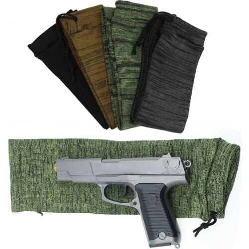 Airsoft Rifle Gun Socks 14" Silicone Treated Tactical Hunting Shooting Gun Protector Cover Holster Fishing Rod Sleeve Case