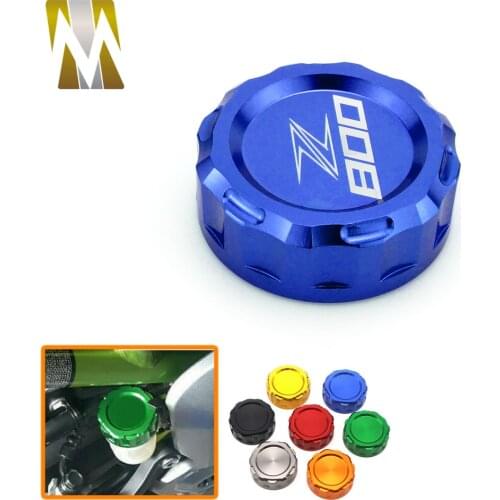 Rear Brake Fluid Cylinder Master Reservoir Scooter Decor Cover Cap with Z800 Logo For Kawasaki Z 800 Z-800 2013 2014 2015 2016