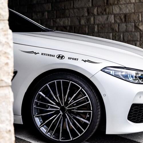 1pc Car Laser Sticker Window Reflective Waterproof Custom 3D Decal Styling Creative For Hyundai Santa Fe Sonata Solaris Azera