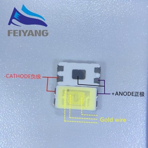 1000PCS WELLYPOWER LED LCD Backlight TV Application Middle Power LED Backlight 0.5W 3V 5630 Cool white LCD TV Backlight