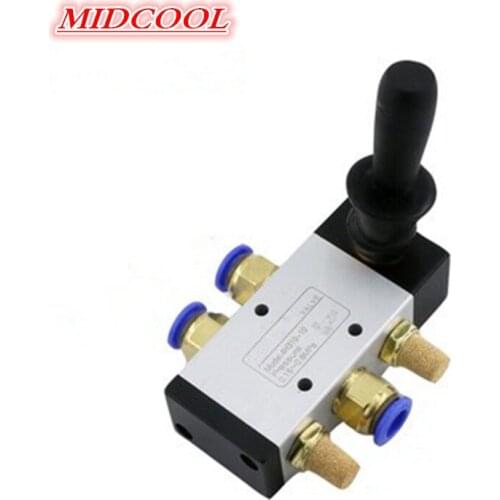 2 position 5 way hand valve Air control valve pull valve Pneumatic switch 4H210-08