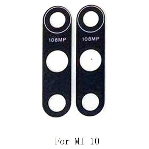 2pcs For Xiaomi 10 MI10 MI 10 Pro Lite Rear back camera glass lens with Adhesive sticker