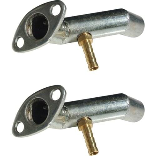 2pcs Intake Manifold Fits 49cc 66cc 80cc Engine Motorized Bicycle