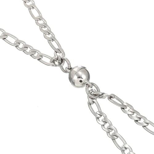 2021 1Pair Couple Magnet Attract Couple necklace Friendship Jewelry Lover Gift