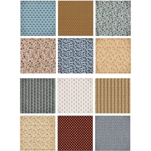 6 inch Retro Floral patterns 24sheets scrapbook paper origami paper DIY Card Making Handmade Home deco gift Background pad kit