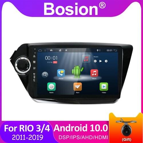 Bosion Car DVD For Kia RIO 3 4 2011-2019 Car Radio Multimedia Video Player Navigation GPS Android 10.0 DSP IPS 2 din 4G HDMI RDS