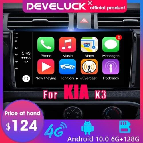 9"Android 10.0 AI Voice Control Car Radio for KIA K3 RIO 2011-2015 Multimedia Video Player Navigation GPS 2 Din DVD Accessories