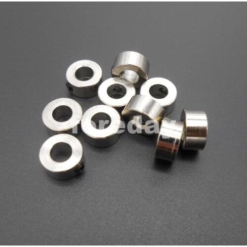 DIY 10PCS The Thickness 5mm metal Bushing axle sleeve Outer diameter 10mm Stainless steel shaft sleeve 5.05mm M5 5MMX10MM *FD068