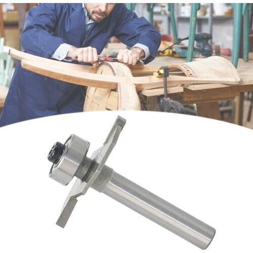 2mm Slot Cutter Bit For Knock On Furniture T Trim Router Campervan Motorhome Ball T-type Milling Cutter Tool