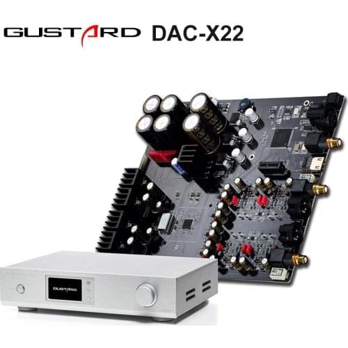 GUSTARD DAC-X22 ES9038PRO I2S XMOS HiFi DAC PCM384K DSD512 DOP Decoder