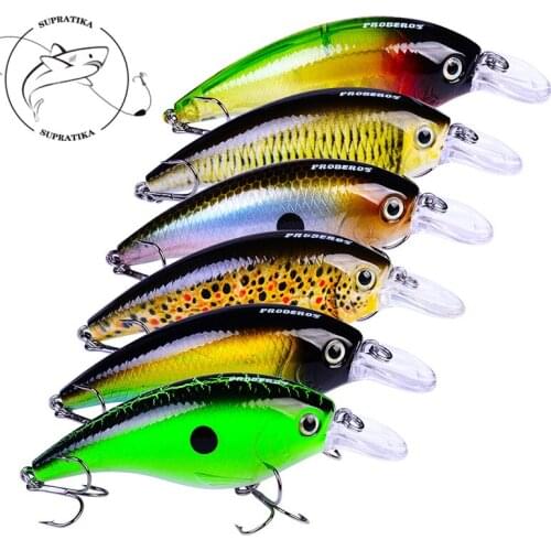 17G/9CM Artificial Crank High Quality Fishing Lure Hard Bait Diving Depth 0.3-1.2m Anti-Corrosion Bionic Plastic Fishing Bait