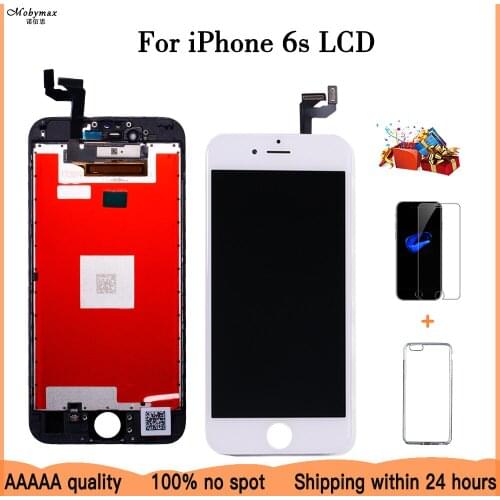 10PCS Grade AAA+++ LCD Display For iPhone 6S LCD Replacement & Touch Screen Digitizer Assembly Display No Dead Pixel Free