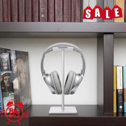Multi-function Headphone Desktop Stand Simple Display Earphones Holder PC Monitor Wall Hook Desktop Mount Earphones Stand