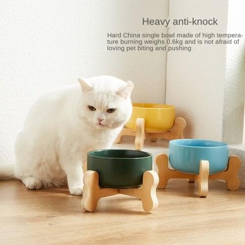Non-Slip Double Cat Bowl Dog Bowl With Stand Pet Feeding Cat Water Bowl For Cats Food Pet Bowls For Dogs Feeder Product Supplies