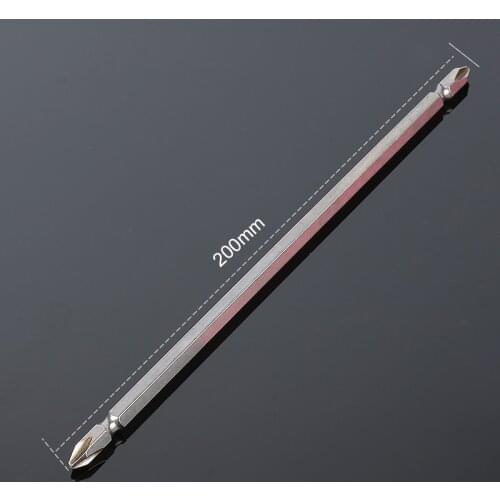 HOEN New Arrival 1PC 200mm 1/4 Inch PH2 Electric Screwdriver Bit Set Bits Hex Shank Magnetic Alloy Steel for Cross Head