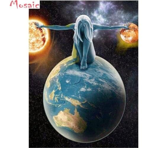 5d DIY Diamond Painting Cross Stitch Diamond Embroidery Angel Girl Picture Landscape Wall Sticker Full Diamond Mosaic